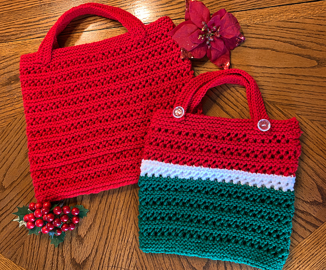 Holiday Shopping Bag, in Two Sizes!