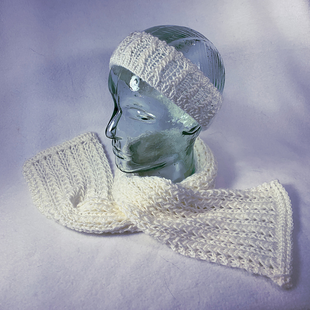 Gift Set Lace Scarf and Headband