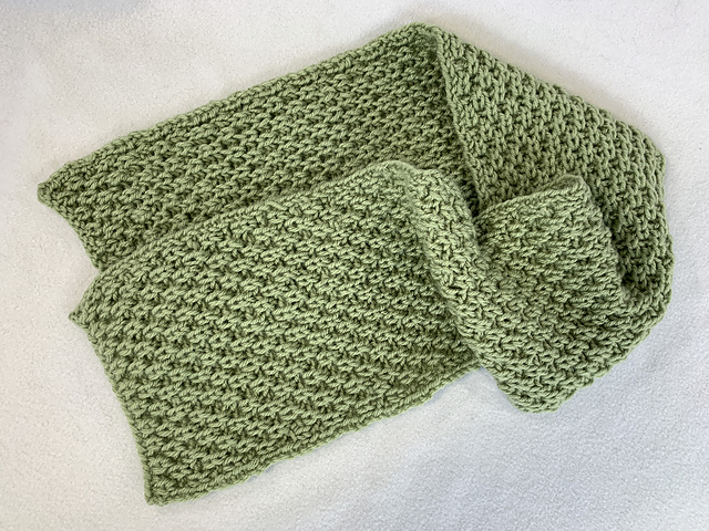 Mock Honeycomb Scarf