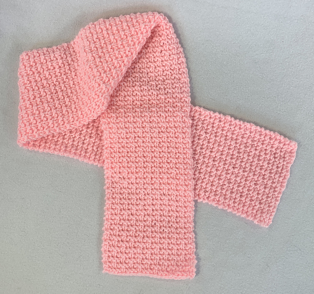 Variable Basket Weave Scarf