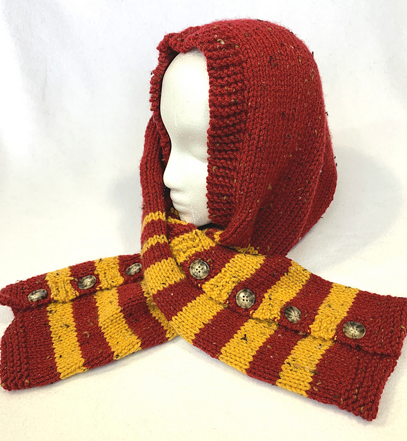 Striped Scarf and Matching Hat