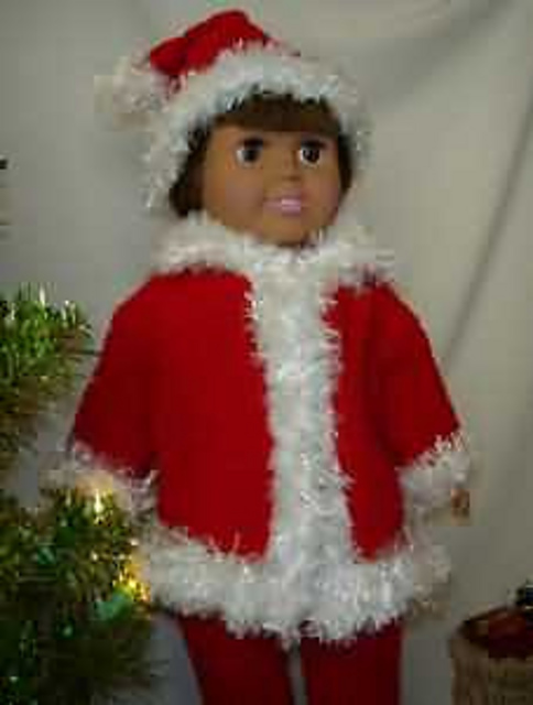 Santa Suit for 18-Inch Dolls