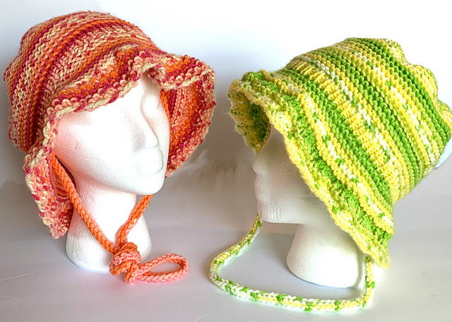 Ravelry: Floppy Brim Sun Hat pattern by Frugal Knitting Haus