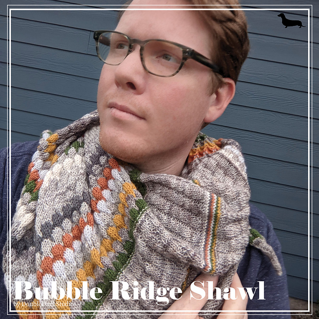 Bubble Ridge Shawl