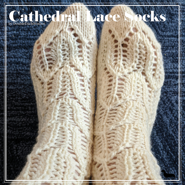 Cathedral Lace Socks
