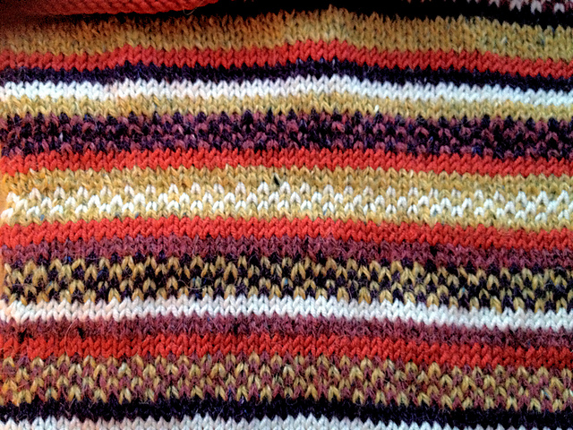 Fairisle scarf