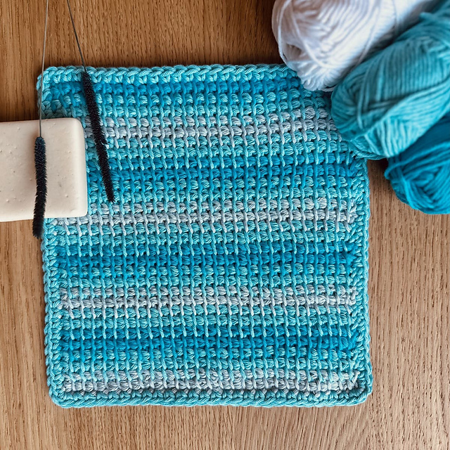 Tunisian Fade Washcloth