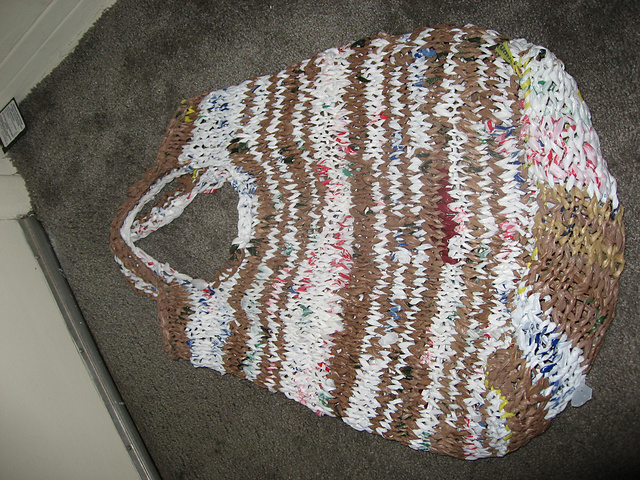 Recycled Grocery Bag Bag