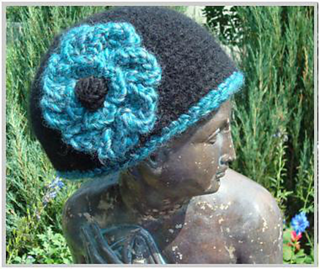Over the Top 2  - Felted Cloche