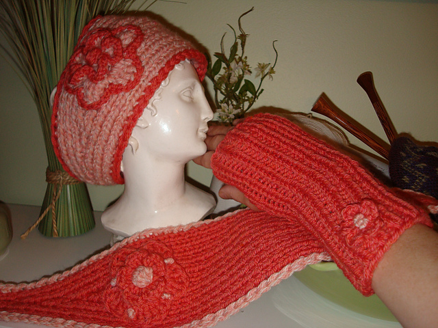 Adulted Knitted Headband or Earwarmer