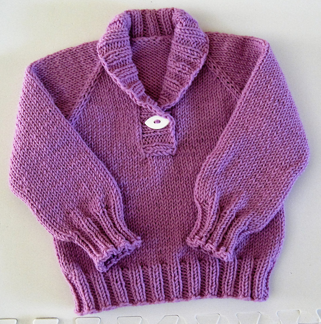 Child's Shawl Collar Pullover