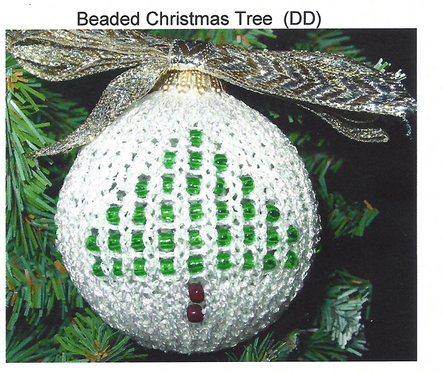 Beaded Christmas Tree - Style DD
