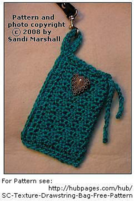 SC Texture Small Drawstring Bag