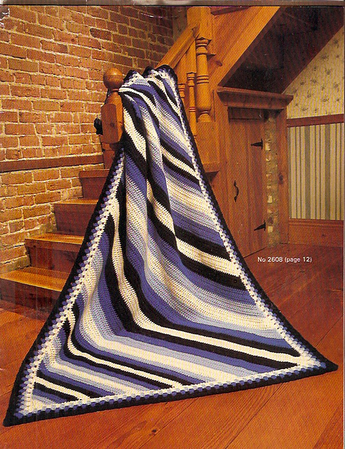 #2608 Corner to Corner Crocheted Afghan