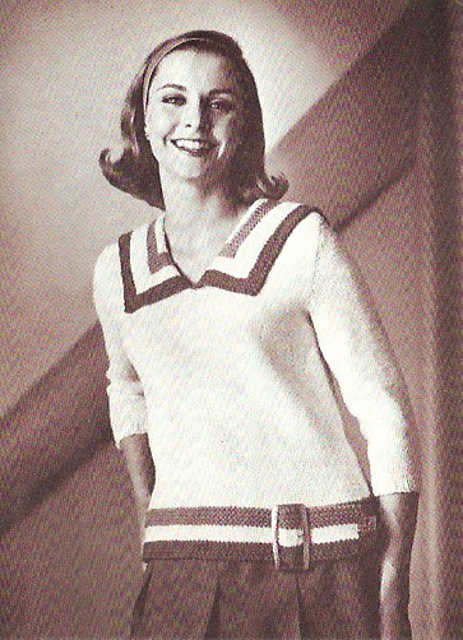B-423 Sailor Collar Pullover