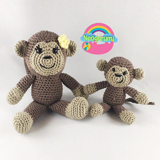 Mama and Mini Monkey