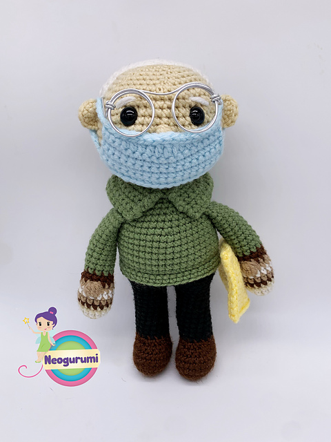 Bernie Sanders with Mittens