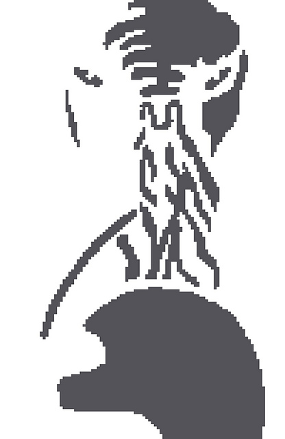 Large Ood knitting chart