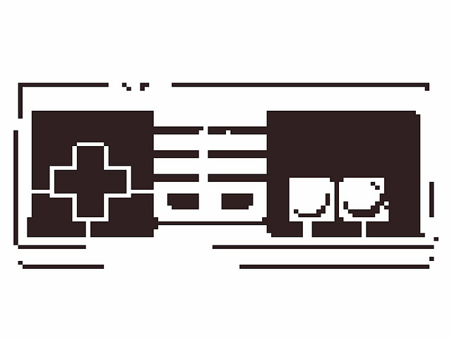 Large NES controller chart