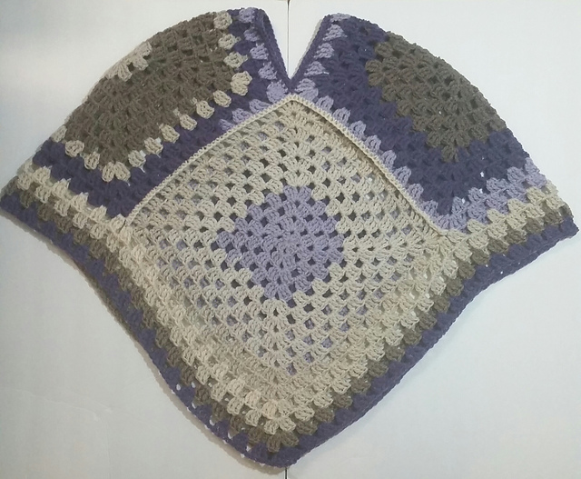 Treble Granny Poncho