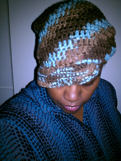 Very Easy Slouch Beanie with a Brim
