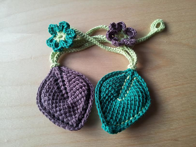 Tunisian Crochet Leaf