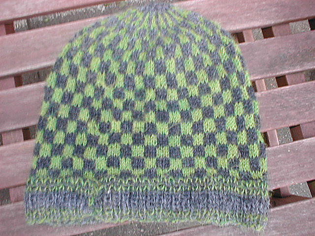 Hat with Squares