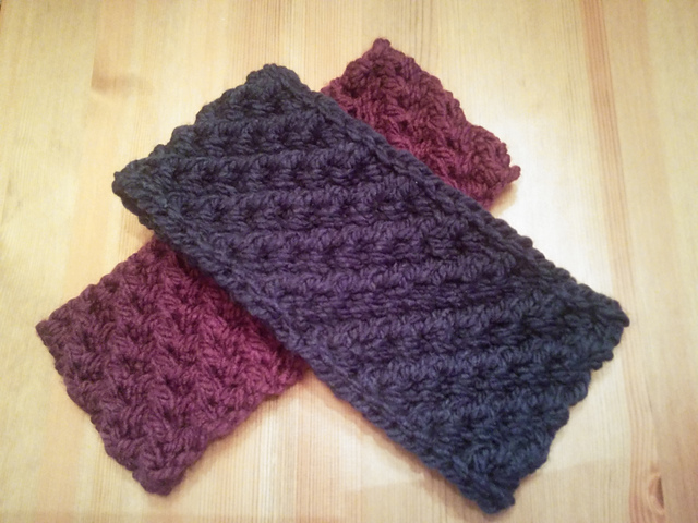 Figure-8 Spiral Ribbed Headband