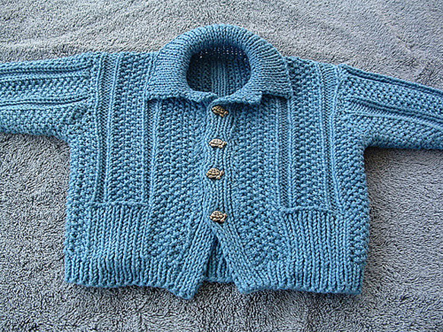 Textured Baby Jacket