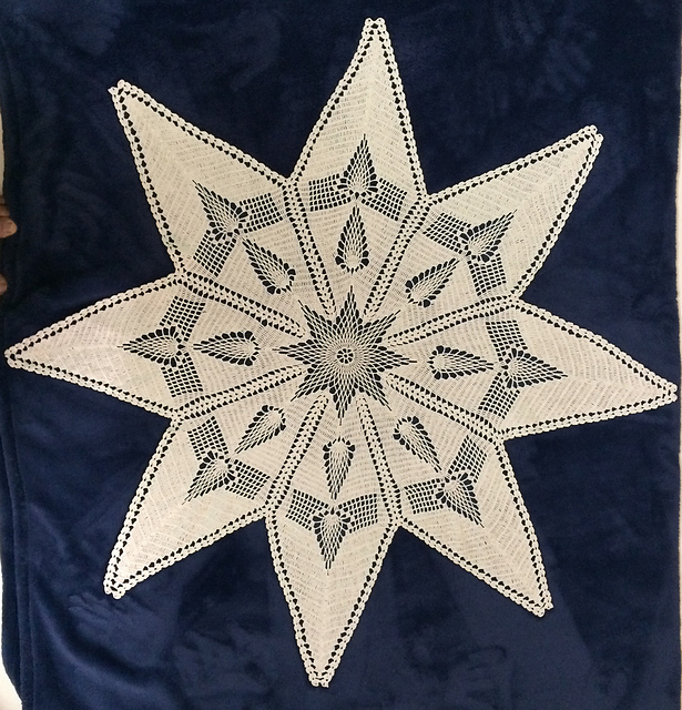 Shining Star Doily #12-51