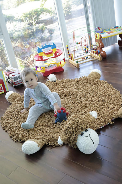 Ravelry: Big Size Sheep Rug pattern by Ha Nguyen