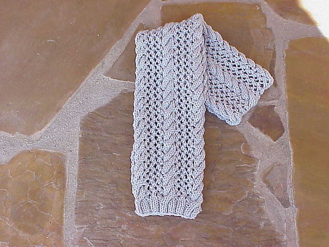 Cables & Lace Scarf