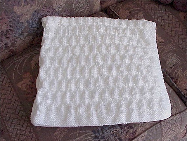Rectangular Check Baby Blanket