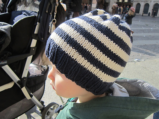 Striped Baby Hat