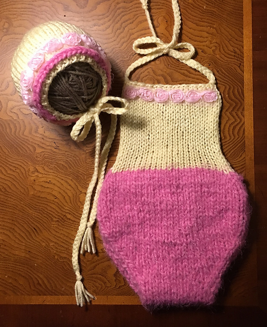 Ivy Onesie and Bonnet