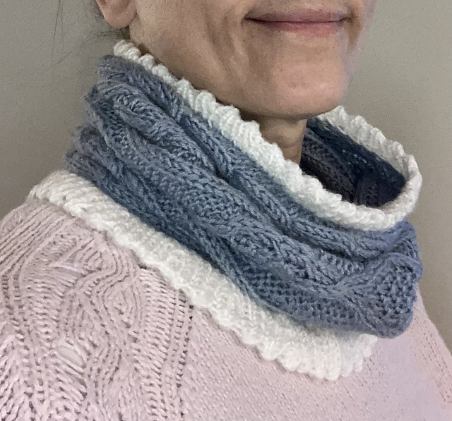Cabled Country Comfort Cowl