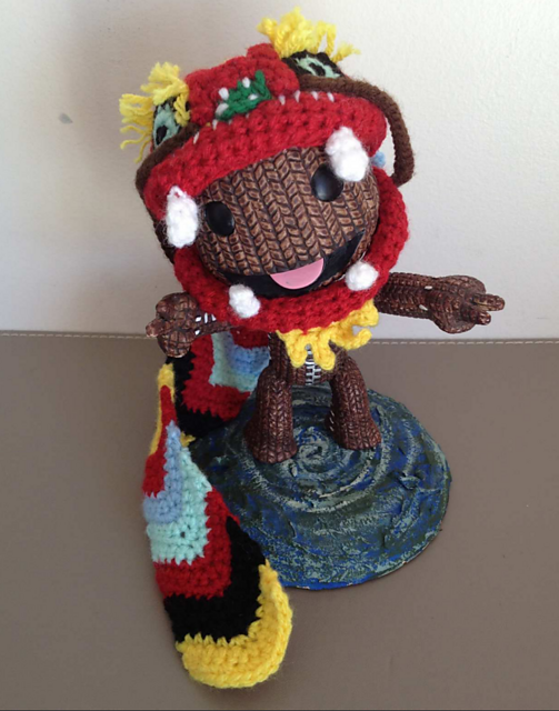 LBP SackBoy Chinese Dragon Mask