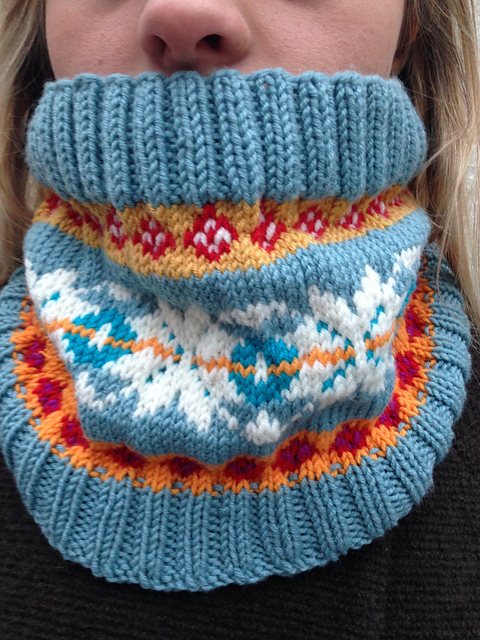 Francesca Fairisle Cowl