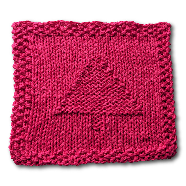 Simple Tree Washcloth