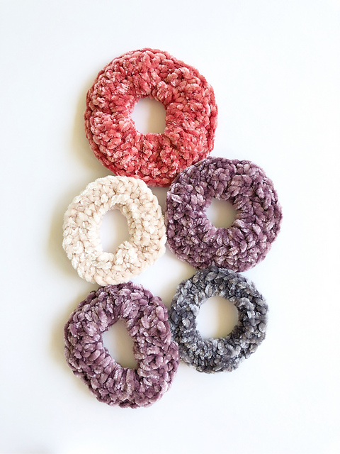 Velvet Hair Scrunchies