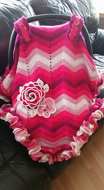 Ruffled Dreams Car Seat Cover