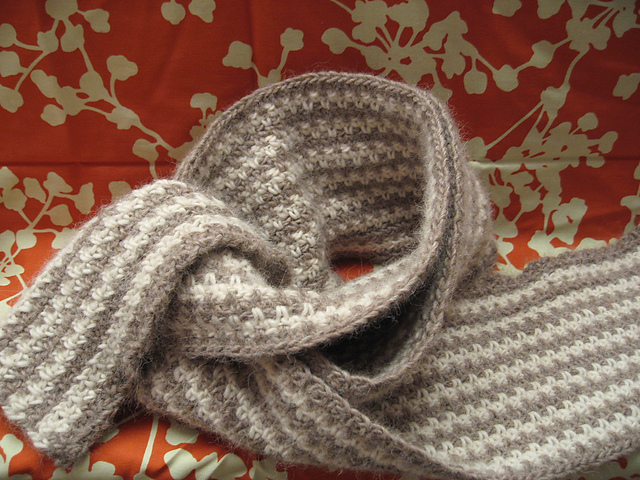 Jagged Stripe Scarf