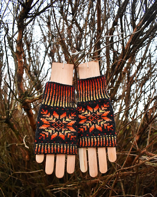 Up Helly Aa Wrist Warmers