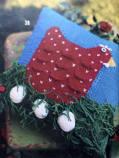 Little Red Hen Pillow