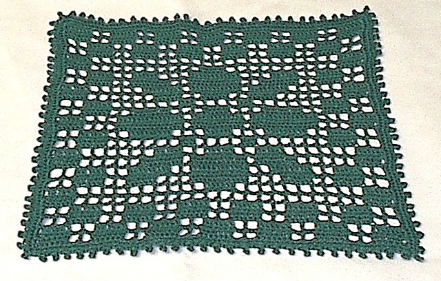 Filet Flower Doily