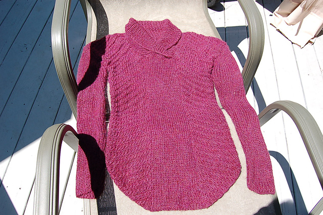 #07 Slant-Rib Pullover