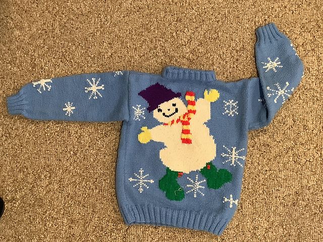 Childs Winter Fun Pullover