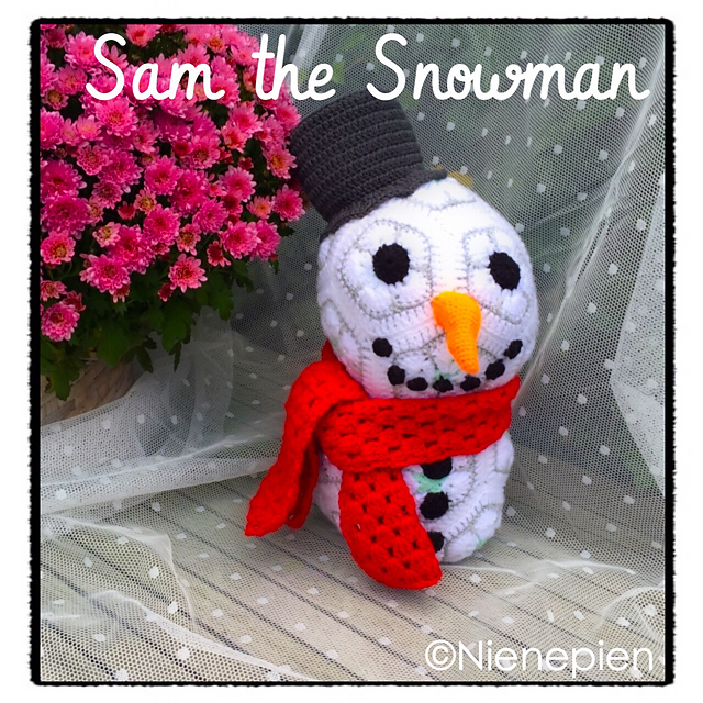 Sam the African Flower Snowman