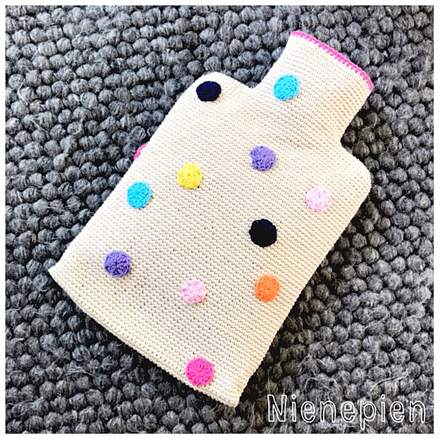 Polka Dot Hot Water Bottle Bag