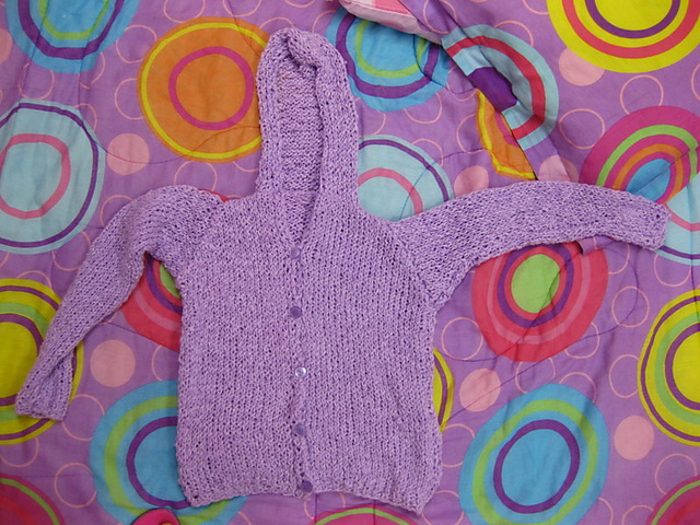 Purple Hooded Jacket